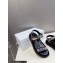 Dior D-Wave Sandals in Multicolor Dior Indian Purple Embroidered Cotton 2023