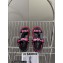 Dior D-Wave Sandals in Indy Pink Multicolor Cotton with Jardin Indien Embroidery 2023