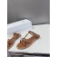 Celine TAILLAT FLAT SANDALs WITH STUDS in Calfskin Brown 2023