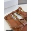 Celine TAILLAT FLAT SANDALs WITH STUDS in Calfskin Brown 2023
