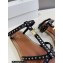 Celine TAILLAT FLAT SANDALs WITH STUDS in Calfskin Black 2023