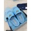 Prada Crochet flatform 4cm slides 1XZ761 Blue 2023