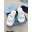 Prada Crochet flatform 4cm slides 1XZ761 White 2023