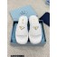 Prada Crochet flatform 4cm slides 1XZ761 White 2023