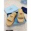Prada Crochet flatform 4cm slides 1XZ761 Beige 2023