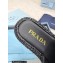 Prada Crochet flatform 4cm slides 1XZ761 Black 2023