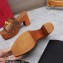 Valentino Heel 9.5cm Platform 3cm VLogo Chain CLOG in calfskin Brown 2023