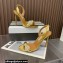 Aquazzura Heel 10.5cm Love Bubble Crystal-embellished Sandals Gold 2023