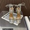 Aquazzura Heel 11.5cm Rock Chic Sandals Silver 2023