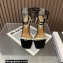 Aquazzura Heel 11.5cm Rock Chic Sandals Black 2023