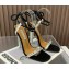 Aquazzura Heel 11.5cm Rock Chic Sandals Black 2023