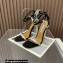 Aquazzura Heel 11.5cm Rock Chic Sandals Black 2023