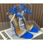 Aquazzura Heel 11.5cm Rock Chic Sandals Blue 2023