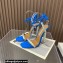 Aquazzura Heel 11.5cm Rock Chic Sandals Blue 2023