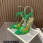 Aquazzura Heel 11.5cm Rock Chic PVC Pumps Green 2023