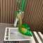 Aquazzura Heel 11.5cm Rock Chic PVC Pumps Green 2023