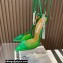Aquazzura Heel 11.5cm Rock Chic PVC Pumps Green 2023