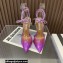 Aquazzura Heel 11.5cm Rock Chic PVC Pumps Purple 2023