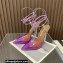 Aquazzura Heel 11.5cm Rock Chic PVC Pumps Purple 2023