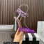 Aquazzura Heel 11.5cm Rock Chic PVC Pumps Purple 2023