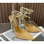 Aquazzura Heel 11.5cm Rock Chic PVC Pumps Beige 2023
