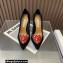 Aquazzura Heel 10.5cm Love Me Pumps Suede Black 2023