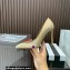 Aquazzura Heel 10.5cm Love Me Pumps Suede Beige 2023