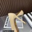 Aquazzura Heel 10.5cm Love Me Pumps Suede Beige 2023