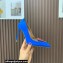 Aquazzura Heel 10.5cm Love Me Pumps Suede Blue 2023