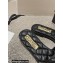 Chanel Heel 2cm Gold CC Logo Lambskin Quilting Mules G45014 Black 2023