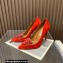 Aquazzura Heel 10.5cm Love Me Pumps Suede Red 2023