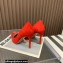 Aquazzura Heel 10.5cm Love Me Pumps Suede Red 2023