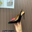 Aquazzura Heel 10.5cm Love Me Sling Suede Black 2023