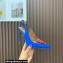 Aquazzura Heel 10.5cm Love Me Sling Suede Blue 2023