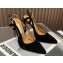 Aquazzura Heel 10.5cm Serpentine slingback pumps Black 2023