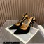 Aquazzura Heel 10.5cm Serpentine slingback pumps Black 2023