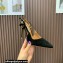 Aquazzura Heel 10.5cm Serpentine slingback pumps Black 2023