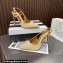 Aquazzura Heel 10.5cm Serpentine slingback pumps Beige 2023