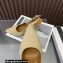 Aquazzura Heel 10.5cm Serpentine slingback pumps Beige 2023