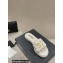 Chanel Heel 2cm Gold CC Logo Lambskin Quilting Mules G45014 White 2023