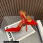 Aquazzura Heel 10.5cm Serpentine slingback pumps Red 2023