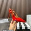 Aquazzura Heel 10.5cm Serpentine slingback pumps Red 2023