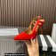 Aquazzura Heel 10.5cm Serpentine slingback pumps Red 2023