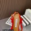 Aquazzura Heel 10.5cm Serpentine slingback pumps Red 2023