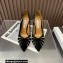Aquazzura Heel 10.5cm The Spy Pumps MESH/SUEDE LEATHER Black 2023