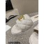 Chanel Heel 2cm Gold CC Logo Lambskin Quilting Mules G45014 White 2023