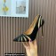 Aquazzura Heel 10.5cm The Spy Pumps MESH/SUEDE LEATHER Black 2023