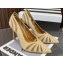Aquazzura Heel 10.5cm The Spy Pumps MESH/SUEDE LEATHER Beige 2023
