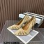 Aquazzura Heel 10.5cm The Spy Pumps MESH/SUEDE LEATHER Beige 2023