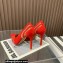 Aquazzura Heel 10.5cm The Spy Pumps MESH/SUEDE LEATHER Red 2023